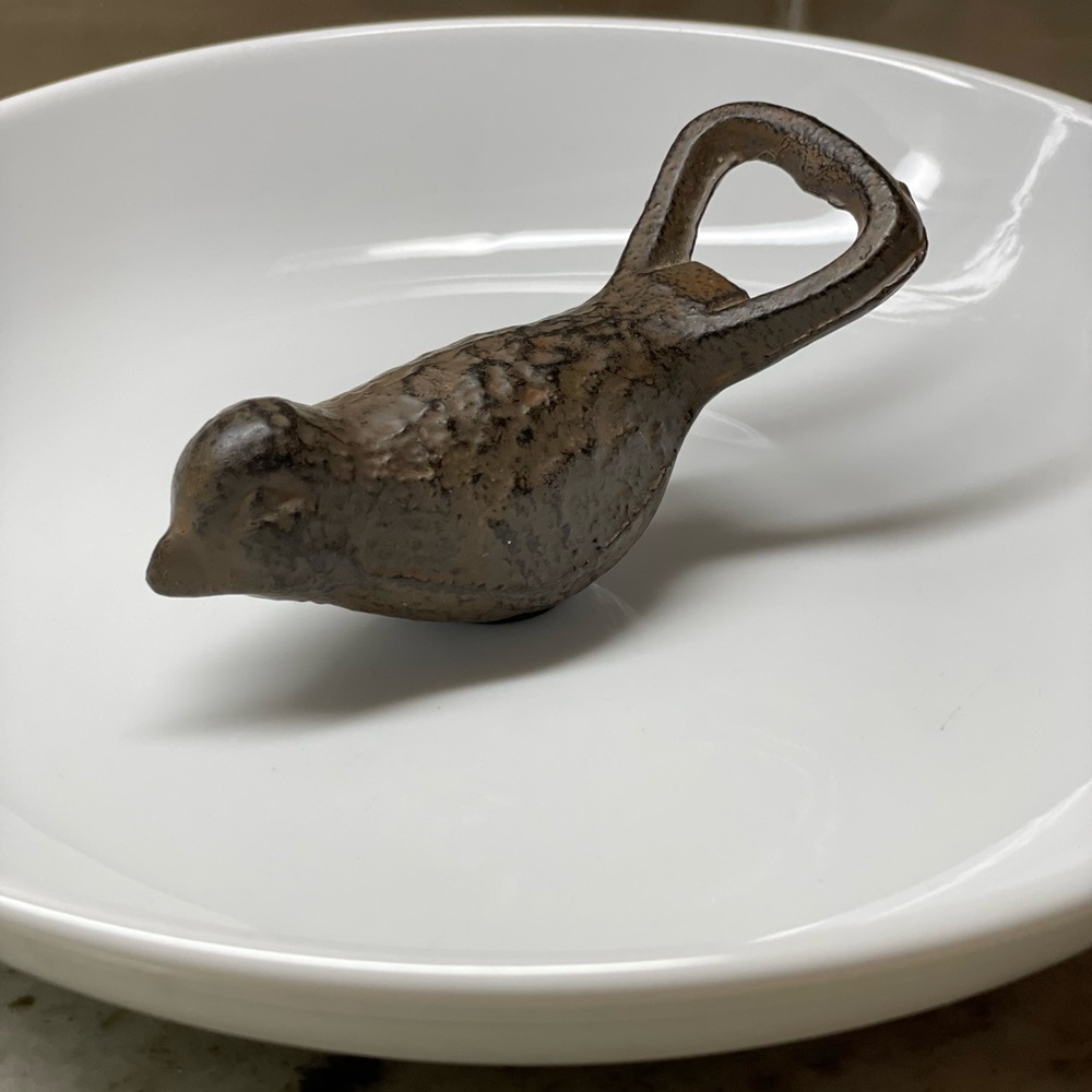 Decorative Functional Bird Bottle Opener OOAK art home decor